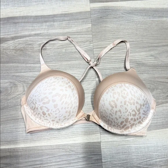 Victoria's Secret Animal Print Bra - Beige and Cream - Picture 2 of 6